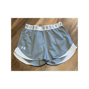 Under Armour ladies Play up 3.0 Gym Short  XS gray/white pockets